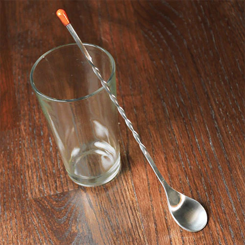 Red-Knobbed Bar Spoon in Multiple Sizes