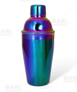 Rainbow Cocktail Shaker 4-Piece Barware Set